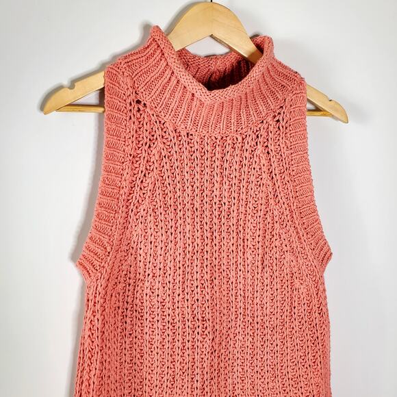 Moth Anthropologie Chunky Cotton Sleeveless Sweater Great condition Size Large - Picture 11 of 11